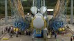 First Soyuz transfer to launch pad at Europe's Spaceport