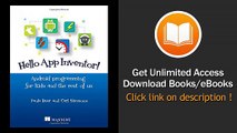 Hello App Inventor Android Programming For Kids And The Rest Of Us EBOOK (PDF) REVIEW