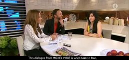 Elli Avram's Exclusive, Fun interview on 'Mickey Virus' - Swedish interview (WITH SUBTITLES) TV4