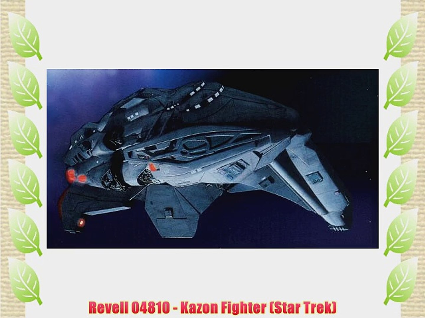 Revell 04810 - Kazon Fighter (Star Trek) - video dailymotion