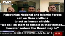 Hamas tells civilians to ignore warning notices from the Israeli army