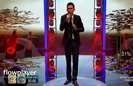 yüce dağ başında yanar bir ışık