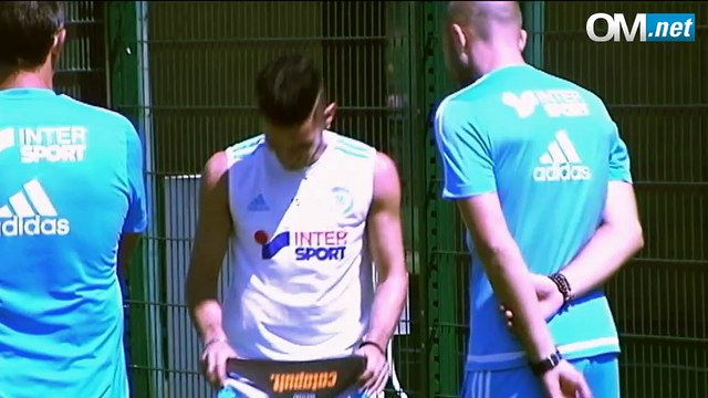 Le premier entraînement de Rémy Cabella