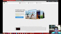 how to make your own personal google chrome theme (pc)