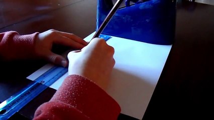 The Original Amazing 3D Hole In Paper Drawing Timelapse