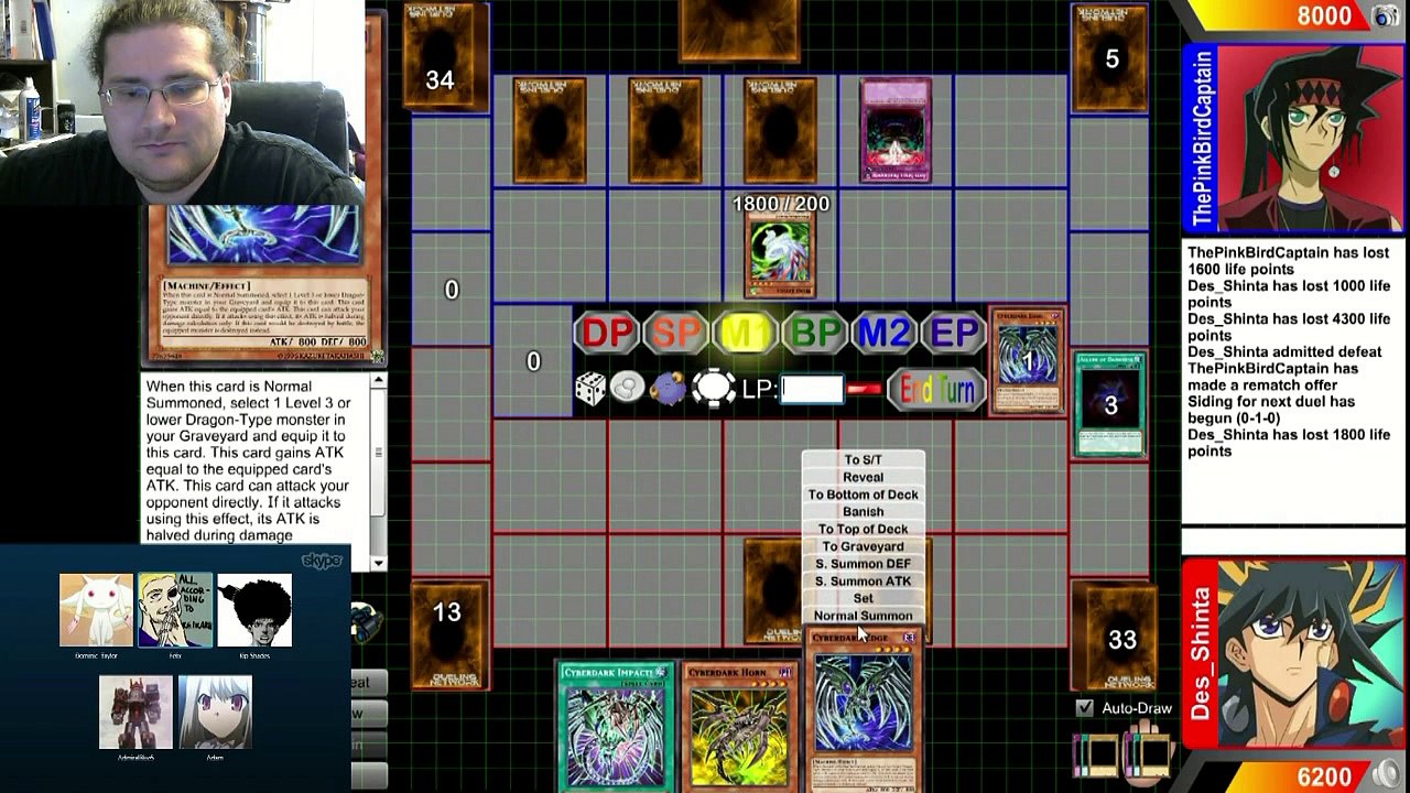 Duel networking Game 84: Cyberdark wings