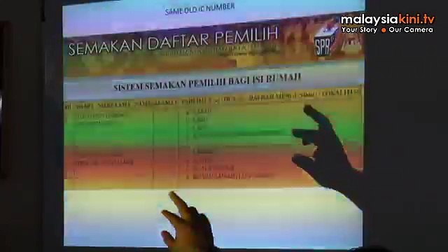 Group finds 84 voters with same old IC numbers