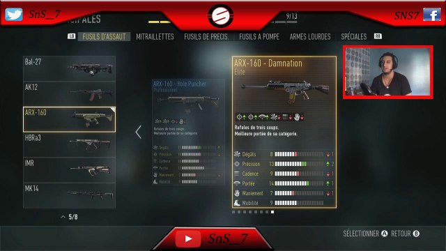 LES ARMES ELITES #12 ARX-160 DAMNATION AW