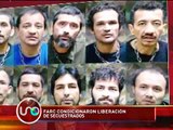 FARC condicionaron liberacion de secuestrados