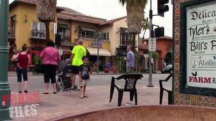 GHOST CHAIR SCARE PRANK  Funny Reactions  Scary Pranks 2015