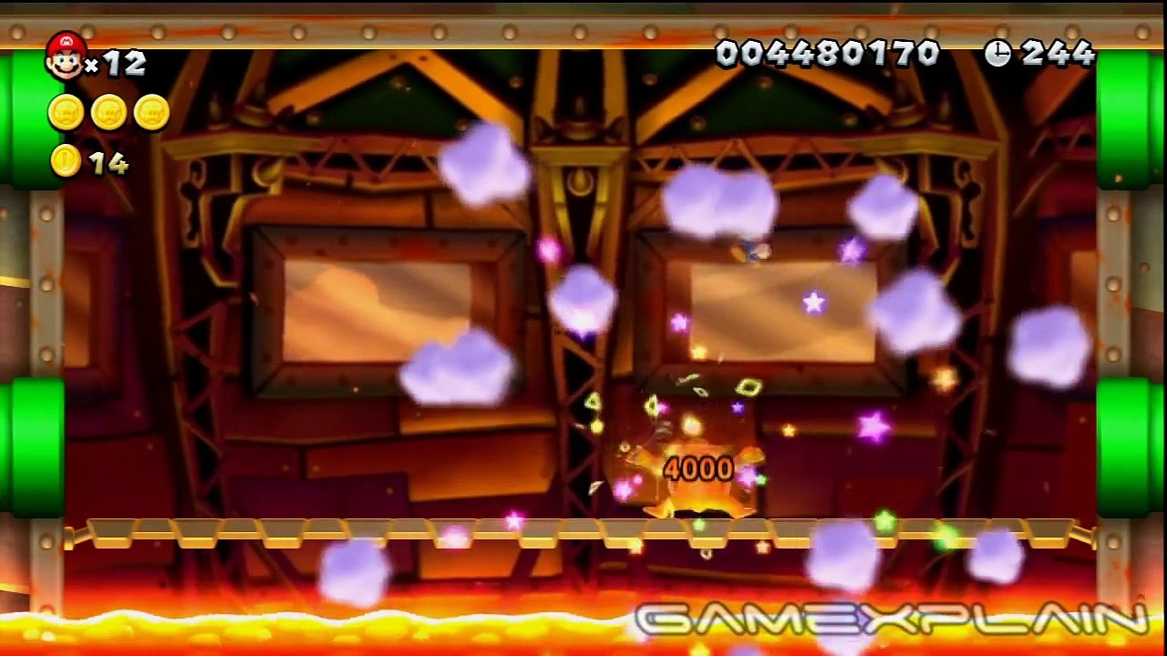 All Koopaling, Bowser Jr, & Bowser Boss Fights in New Super Mario Bros. U (Wii U Gameplay Spoilers!)