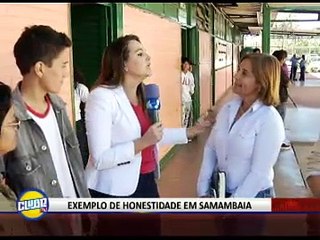 RAPAZ ACHA CARTEIRA COM DINHEIRO E DEVOLVE