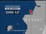 Ocho sismos en 48 horas en Manabí