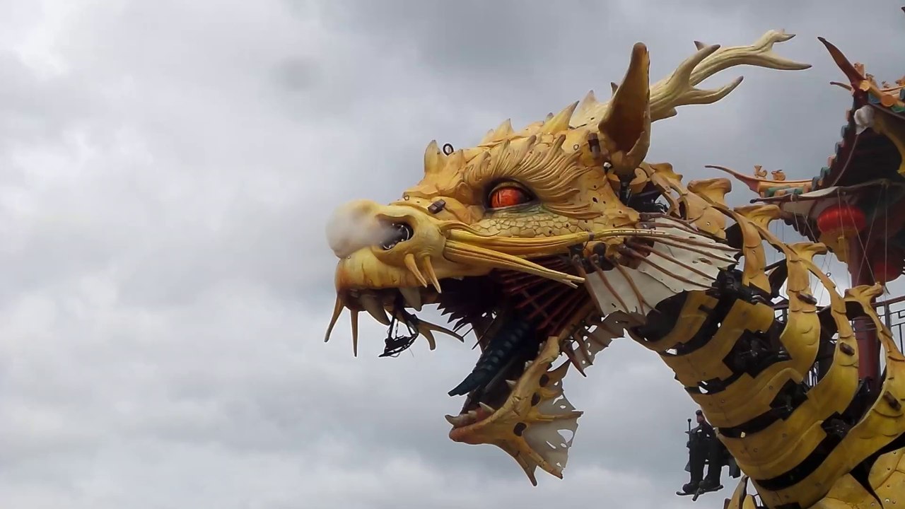 Long Ma, le cheval dragon, de retour aux Machines de l'île à Nantes