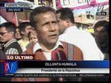 Ollanta Humala afirma que hay una campaña para 