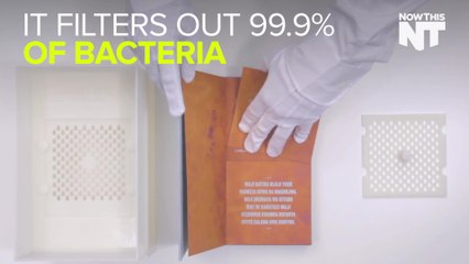 A Filter-Paper Book Could Solve Our Clean Water Crisis