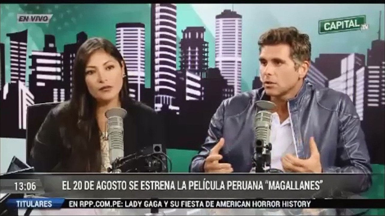 Entrevista a Christian Meier y Magaly Solier en  'CapitalTV'