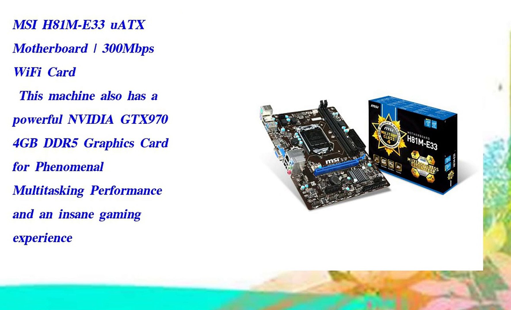 The PC Customiser Banshee 4 Custom Gaming PC INTEL