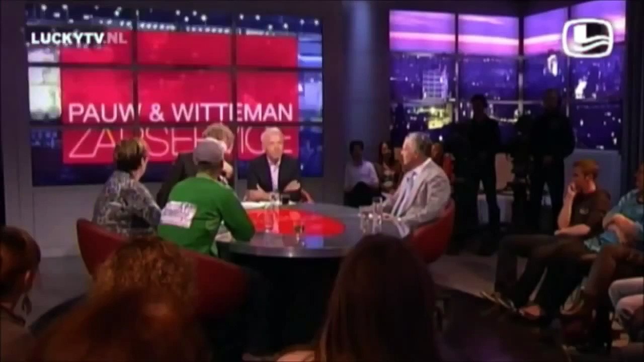 Bram Moszkowicz de weg kwijt bij Pauw en Witteman. Lucky TV