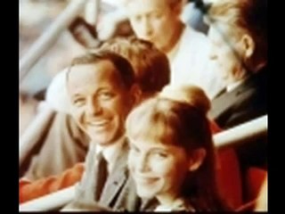 Frank Sinatra and Mia Farrow