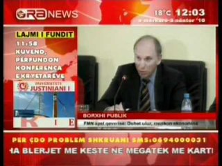 Bell për borxhin publik