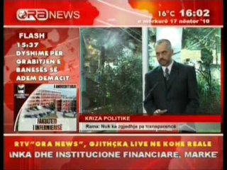 RAMA NUK KA ZGJIDHJE PA TRANSPARENCE