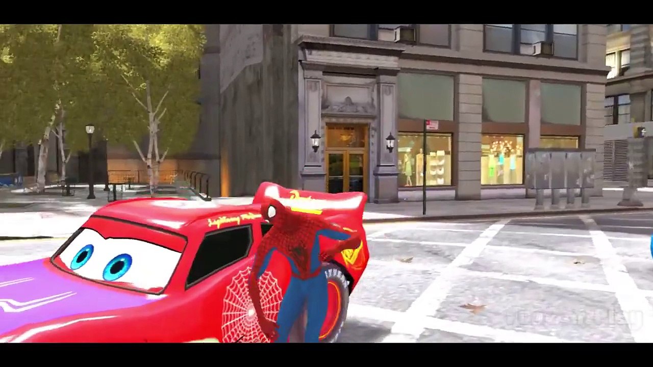 Disney Cars Pixar Spiderman + Nursery Rhymes & Lightning McQueen (Children Songs Action Co