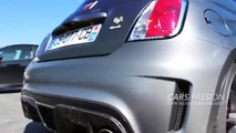 Abarth 695 Biposto Akrapovic sound exhaust acceleration