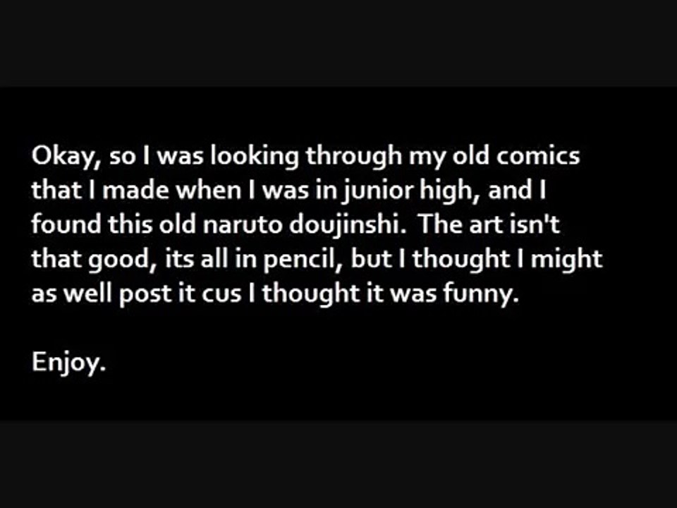 Naruto Doujinshi--Camping with Tobi and Deidara