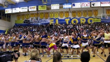 EL TORO HIGH SCHOOL 2011 PEP RALLY - MALE CHEER