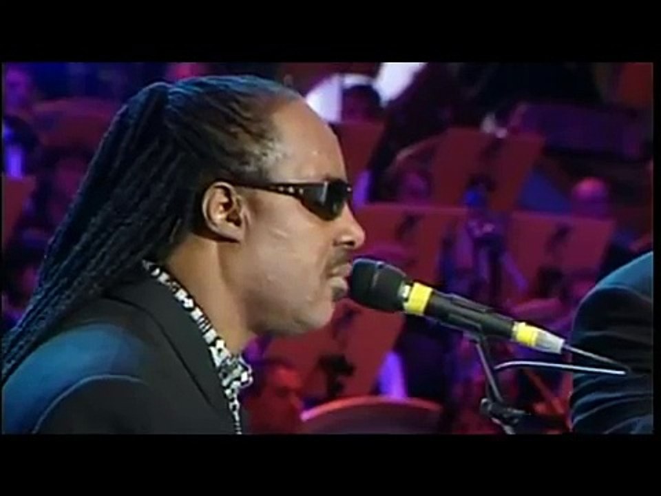 Pavarotti & Stevie Wonder   Peace Wanted Just To Be Free HQ