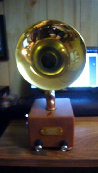 Seusphone- Model #2  the "Tele-Tuba" Cell Gramophone
