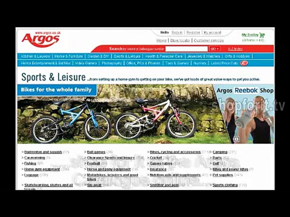 New Argos Catalogue Advert