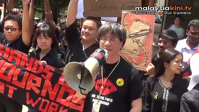 Malaysiakini protests violence against journalists