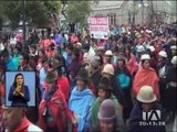 Indígenas manifestantes se tomaron la Catedral de Ambato