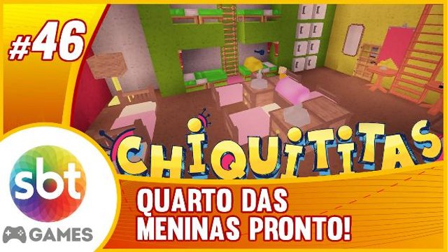 Mundo SBT no Minecraft - CHIQUITITAS e o QUARTO das MENINAS!