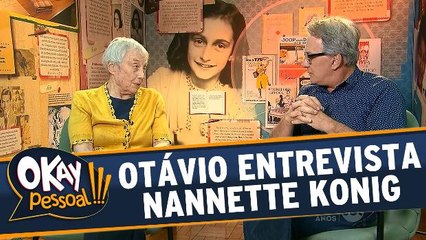 Otávio Mesquita entrevista Nannette Konig, amiga de infância de Anne Frank