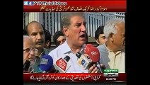 Shah Mehmood Qureshi Media Talk Outside National Assembly Islamabad 12 August 2015