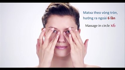 Hướng dẫn cách massage xóa nếp nhăn vùng mắt