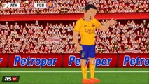 Barcelona: Parodia a Gerard Piqué y su insulto al árbitro (VIDEO)
