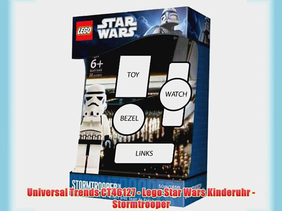 Universal Trends CT46127 - Lego Star Wars Kinderuhr - Stormtrooper