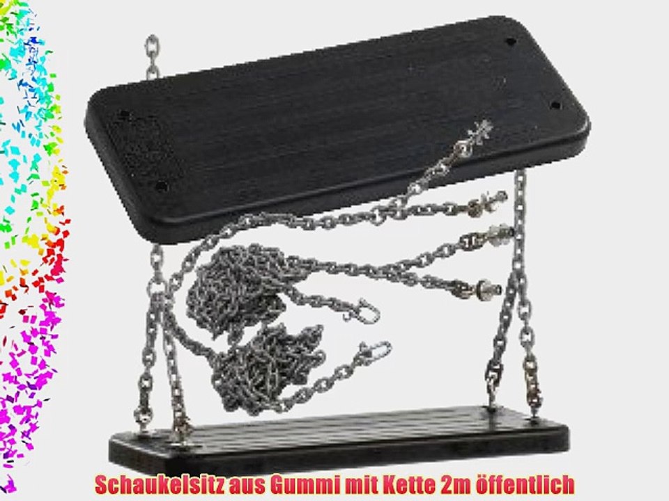 Schaukelsitz aus Gummi mit Kette 2m ?ffentlich