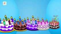 Happy Birthday Cake Finger Family Cartoon Animation Nursery Rhymes for Children Preschool Kids Songs