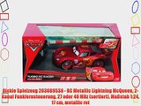 Dickie Spielzeug 203089538 - RC Metallic Lightning McQueen 2-Kanal Funkfernsteuerung 27 oder