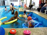 Clases de Natacion en 2009 en AquaMarina Pileta Club Huracan para niños chicos bebes