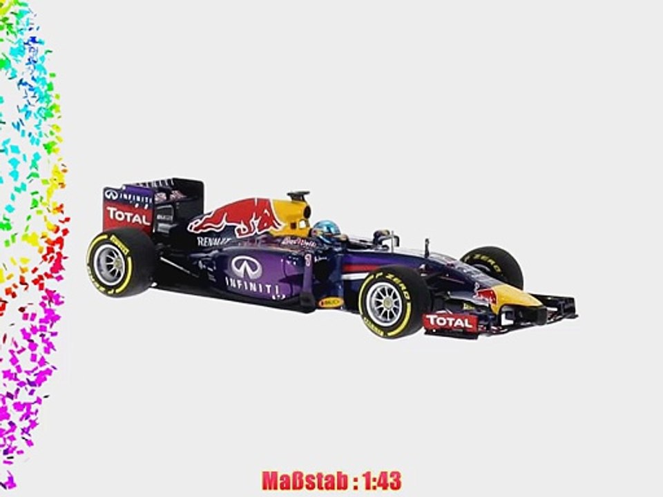 Red Bull Renault RB10 No.1 Infiniti Formel 1 2014 Modellauto Fertigmodell Minichamps 1:43