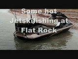 Awesome fishing on a jet-ski