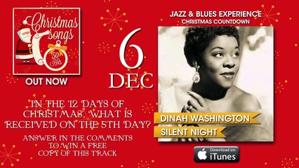 Christmas Songs - Advent Calendar - 6th December (Dinah Washington)