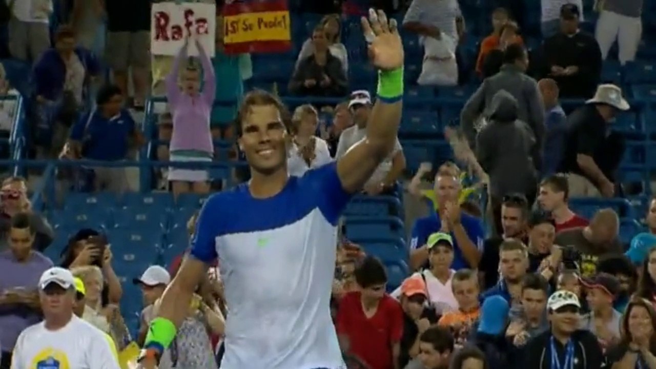 2015 Cincinnati R2 Rafael Nadal vs. Jeremy Chardy / LAST GAME