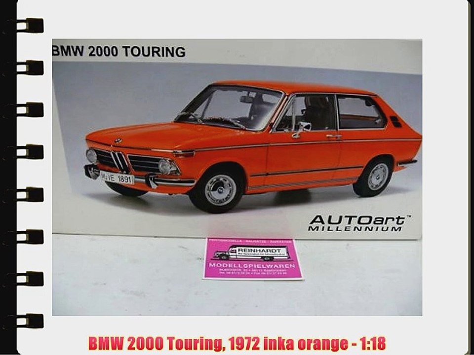 BMW 2000 Touring 1972?inka orange - 1:18